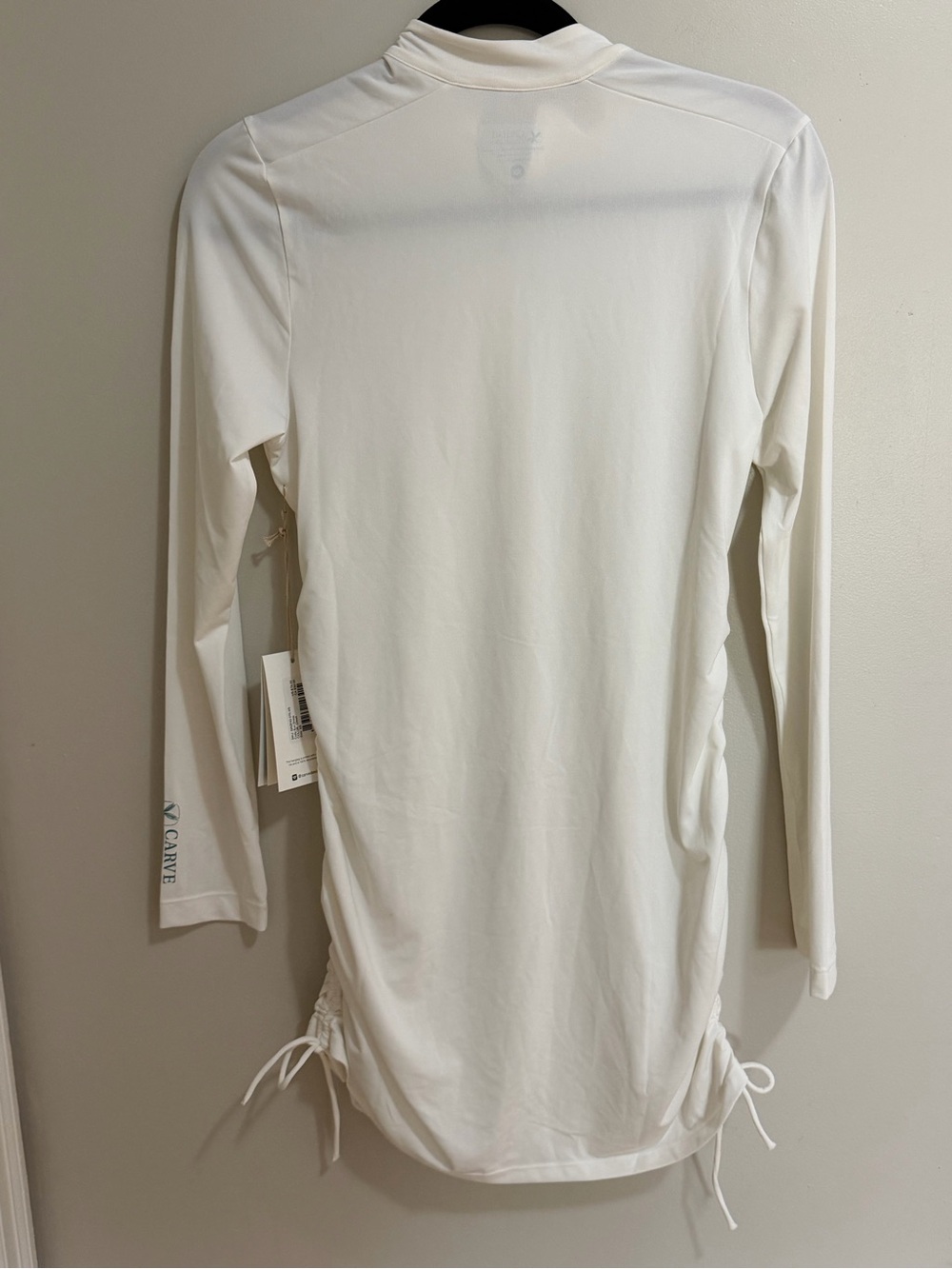 Carve Designs Cody Sun Dress Cloud White XS Rashguard Coverup UPF 50+ NWT - Picture 10 of 13
